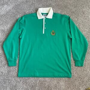 Olympic Classic Sports Australia Golf Polo Shirt  Size L Emerald